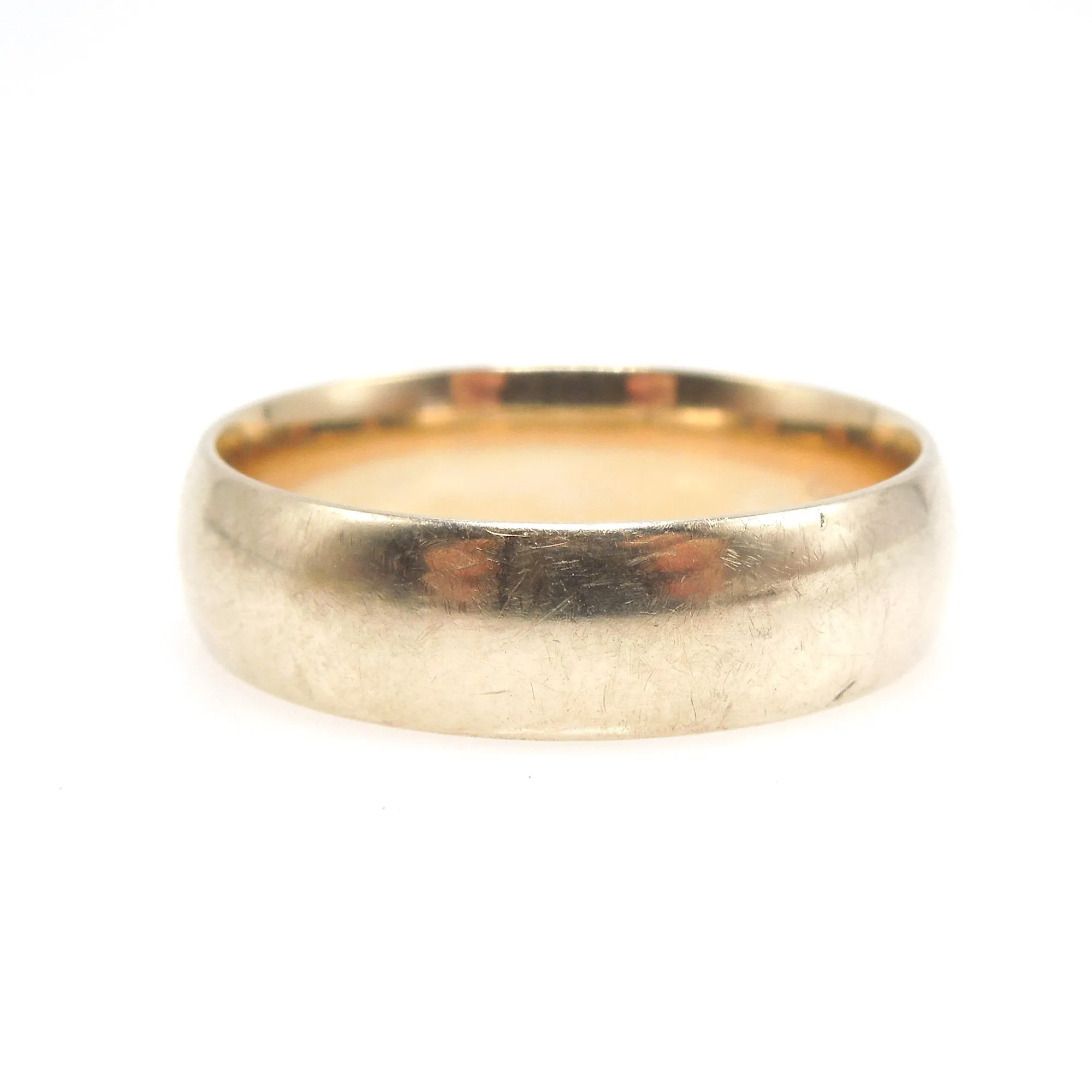 10K Yellow Gold Comfort Fit Gents Wedding Band