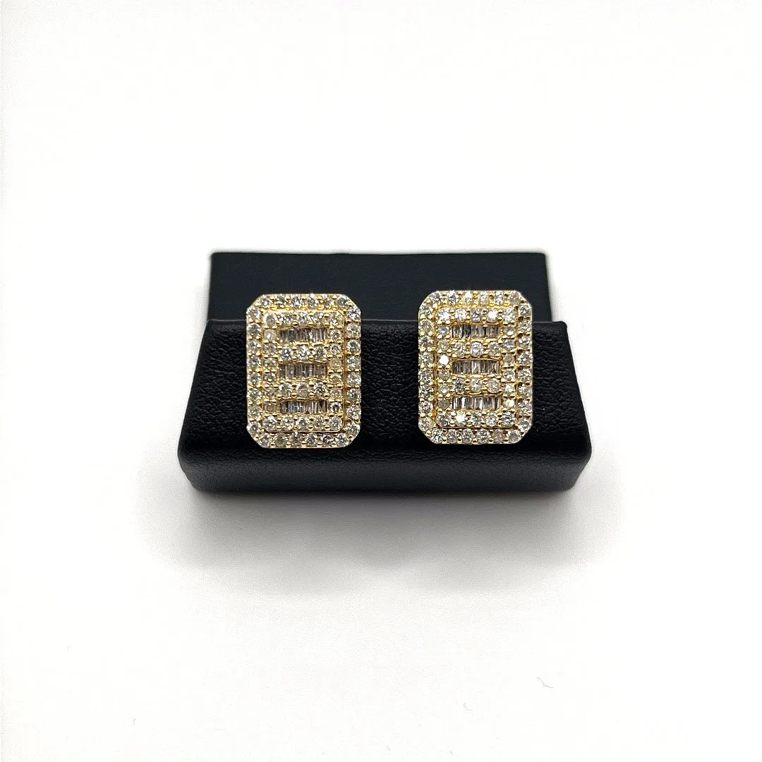 1.25CT BAGUETTE EARRINGS