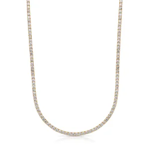 14KY Diamond Tennis Necklace