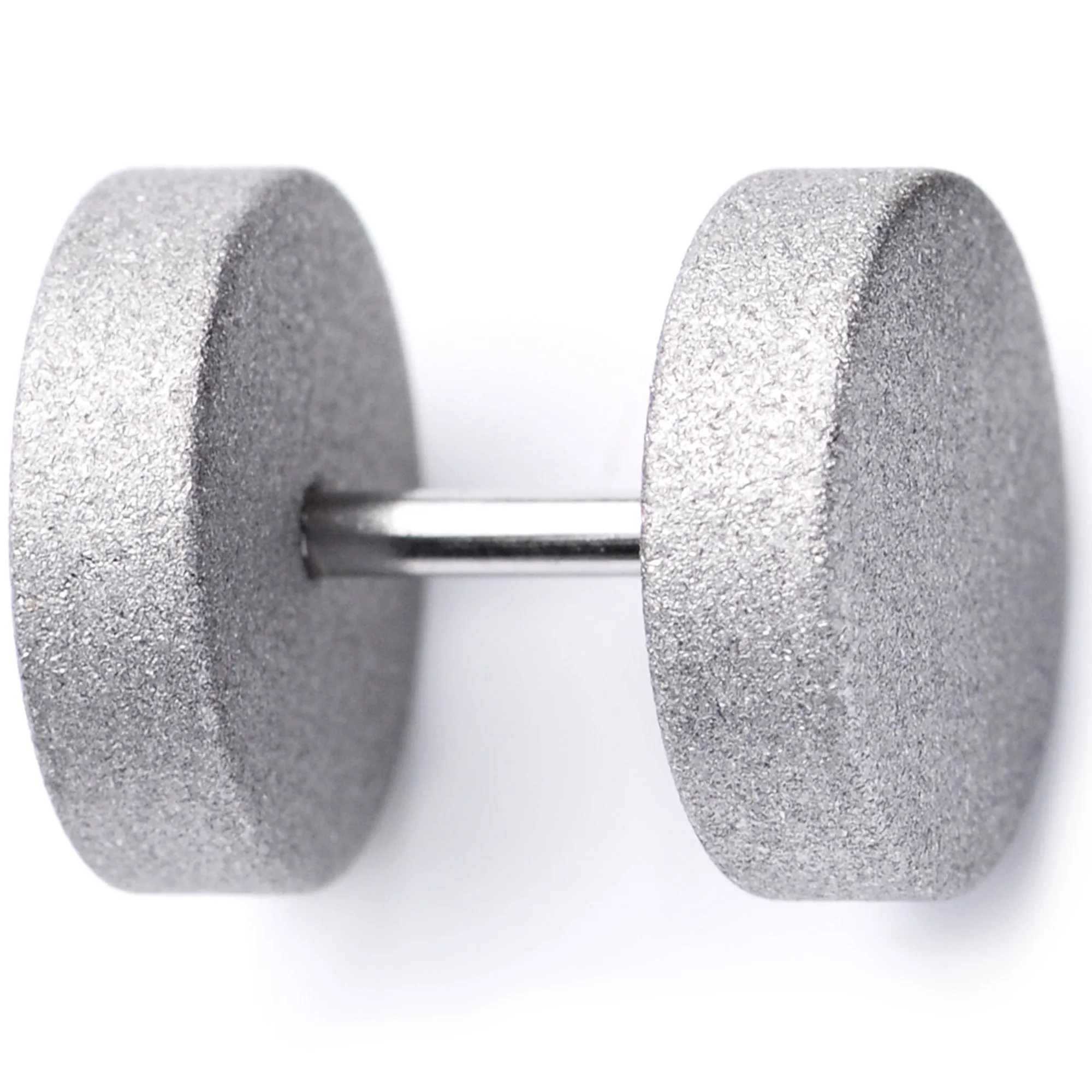 16 Gauge Silver Sandblasted Steel Cheater Plug Set