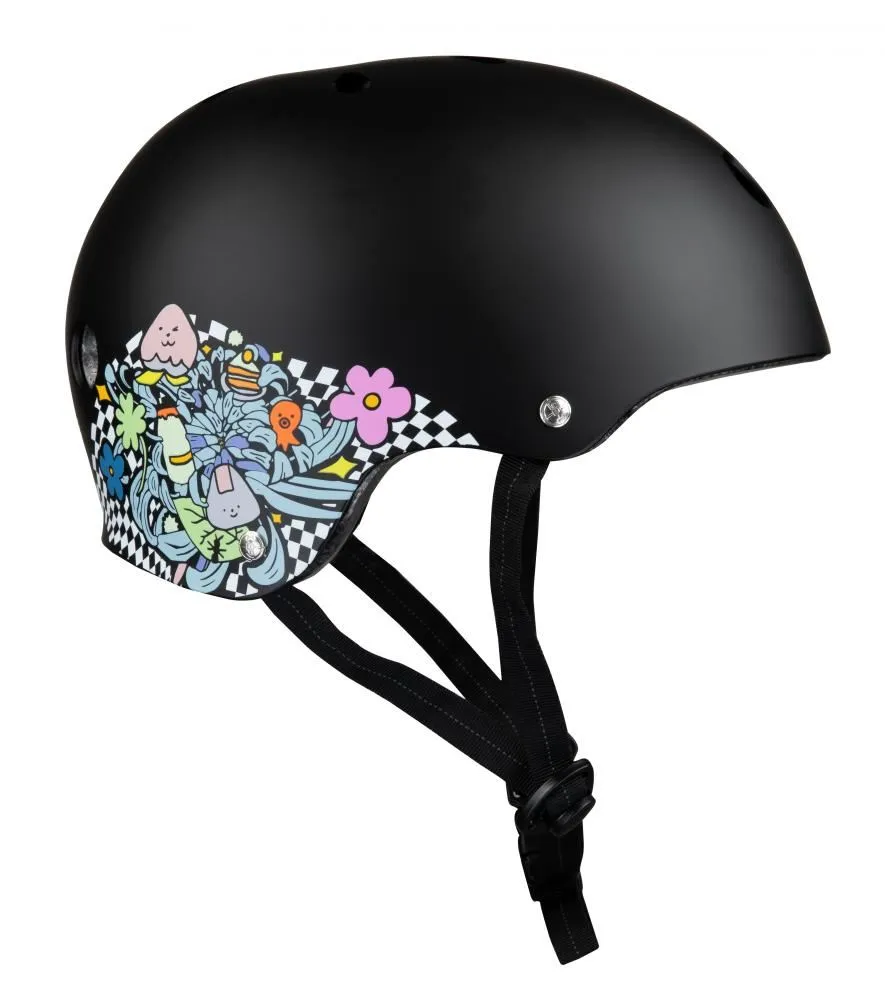 187 Killer Pads Certified Helmet Lizzie - Black / Floral