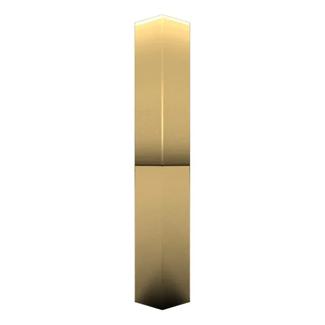 18K Yellow Gold 4 mm Knife Edge Comfort Fit Wedding Band