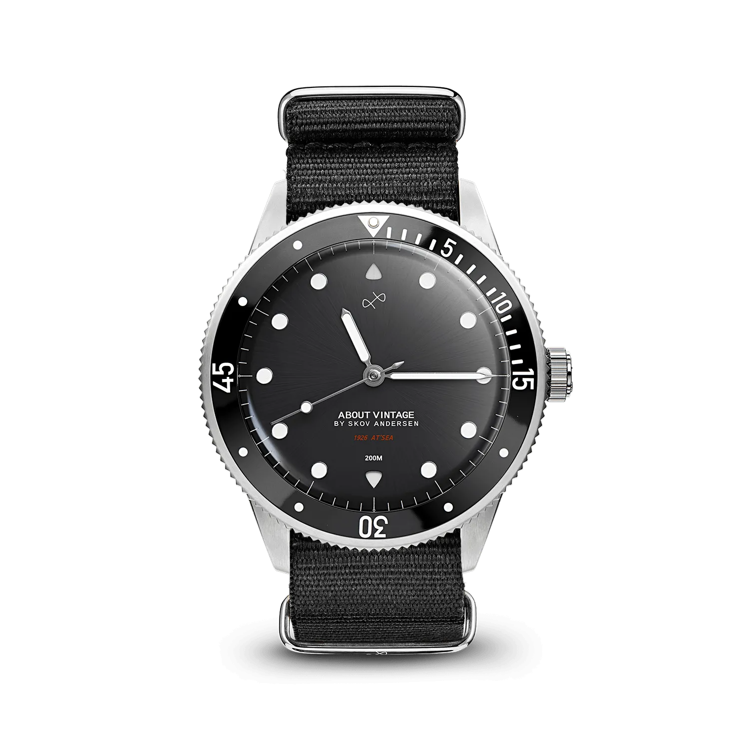 1926 At'sea, Steel / Black – 39MM