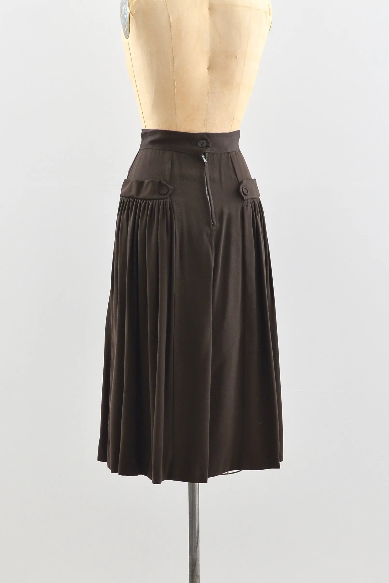 1950s Ganache Skirt / S