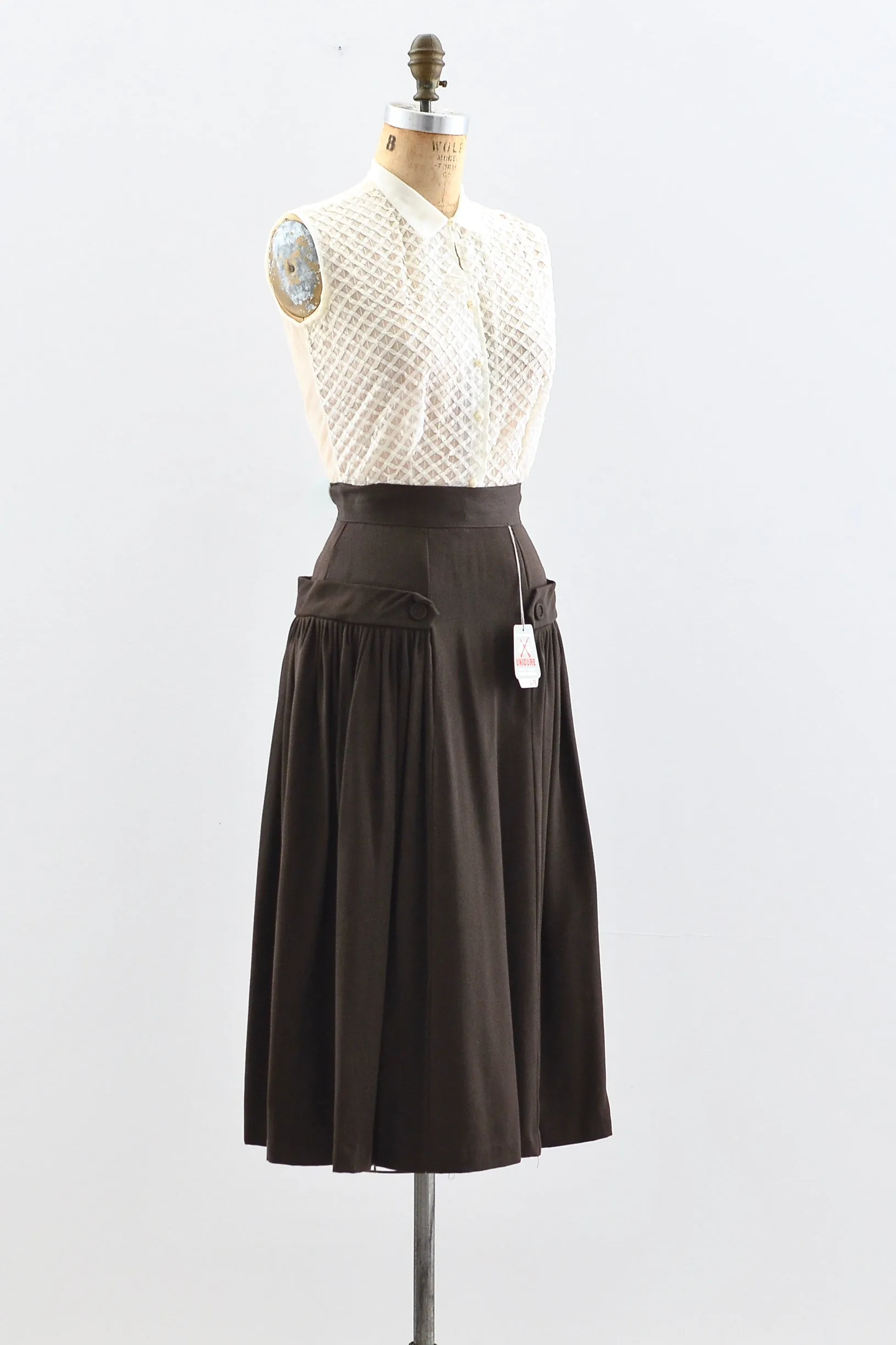1950s Ganache Skirt / S