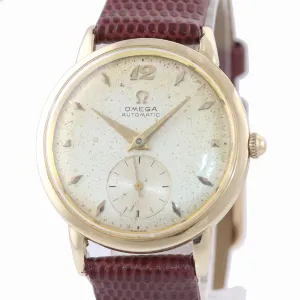1950's Vintage Omega 6212 14k Gold Filled Automatic Bumper Cal. 344 32mm Watch