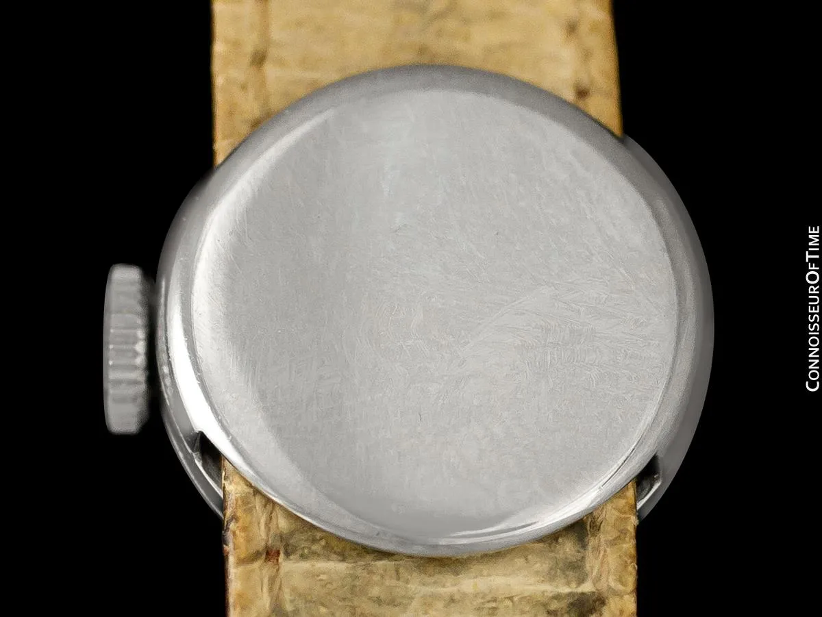 1955 Rolex Vintage Ladies Watch, 18K White Gold - The Chameleon - Box, Straps & Receipt