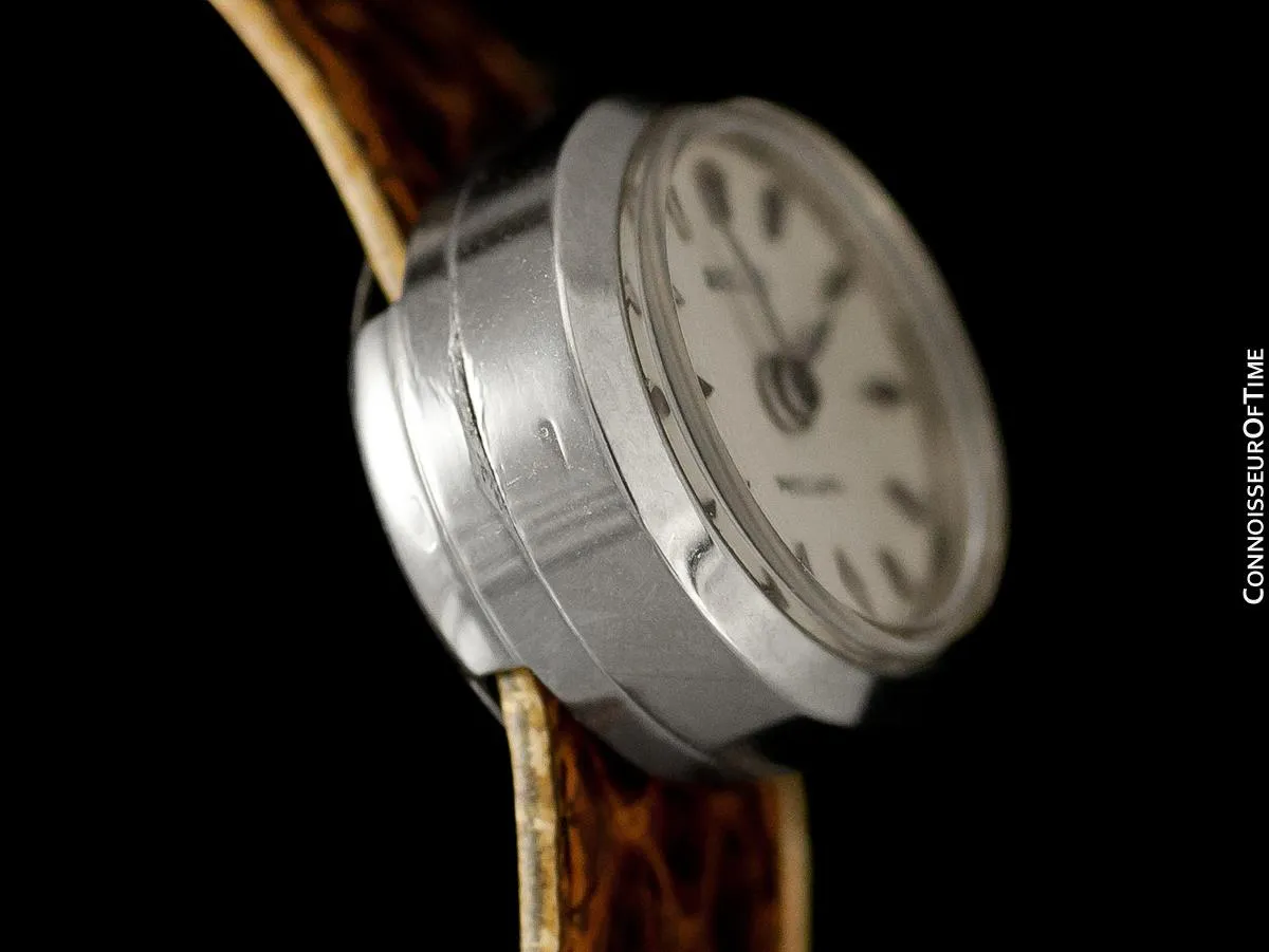 1955 Rolex Vintage Ladies Watch, 18K White Gold - The Chameleon - Box, Straps & Receipt