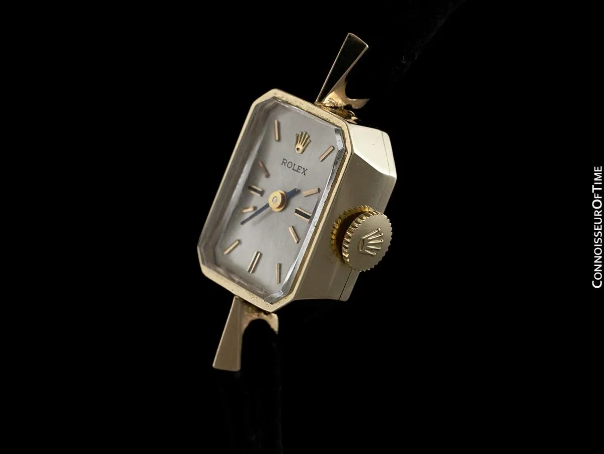 1960's Rolex Vintage Ladies Dress Watch - 14K Gold