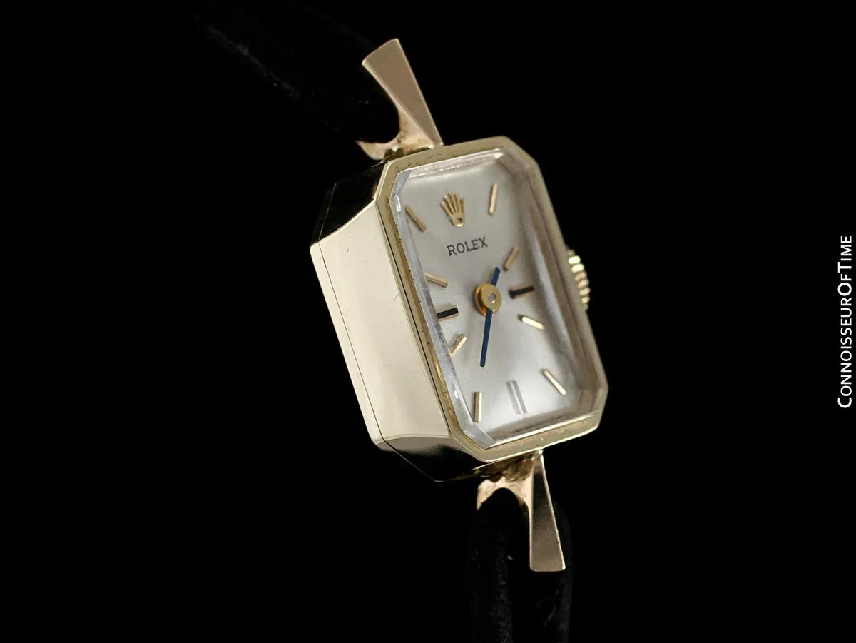 1960's Rolex Vintage Ladies Dress Watch - 14K Gold