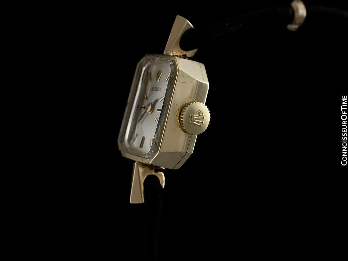 1960's Rolex Vintage Ladies Dress Watch - 14K Gold