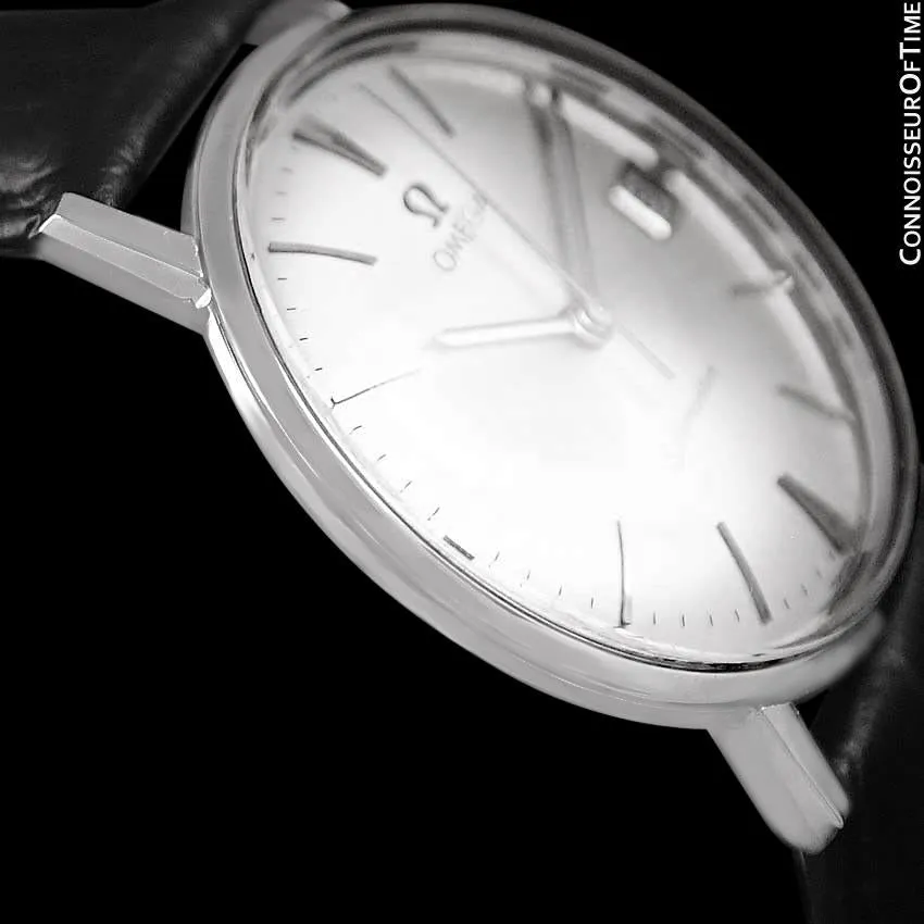1961 Omega Seamaster Vintage Mens Handwound Watch with Date - Stainless Steel