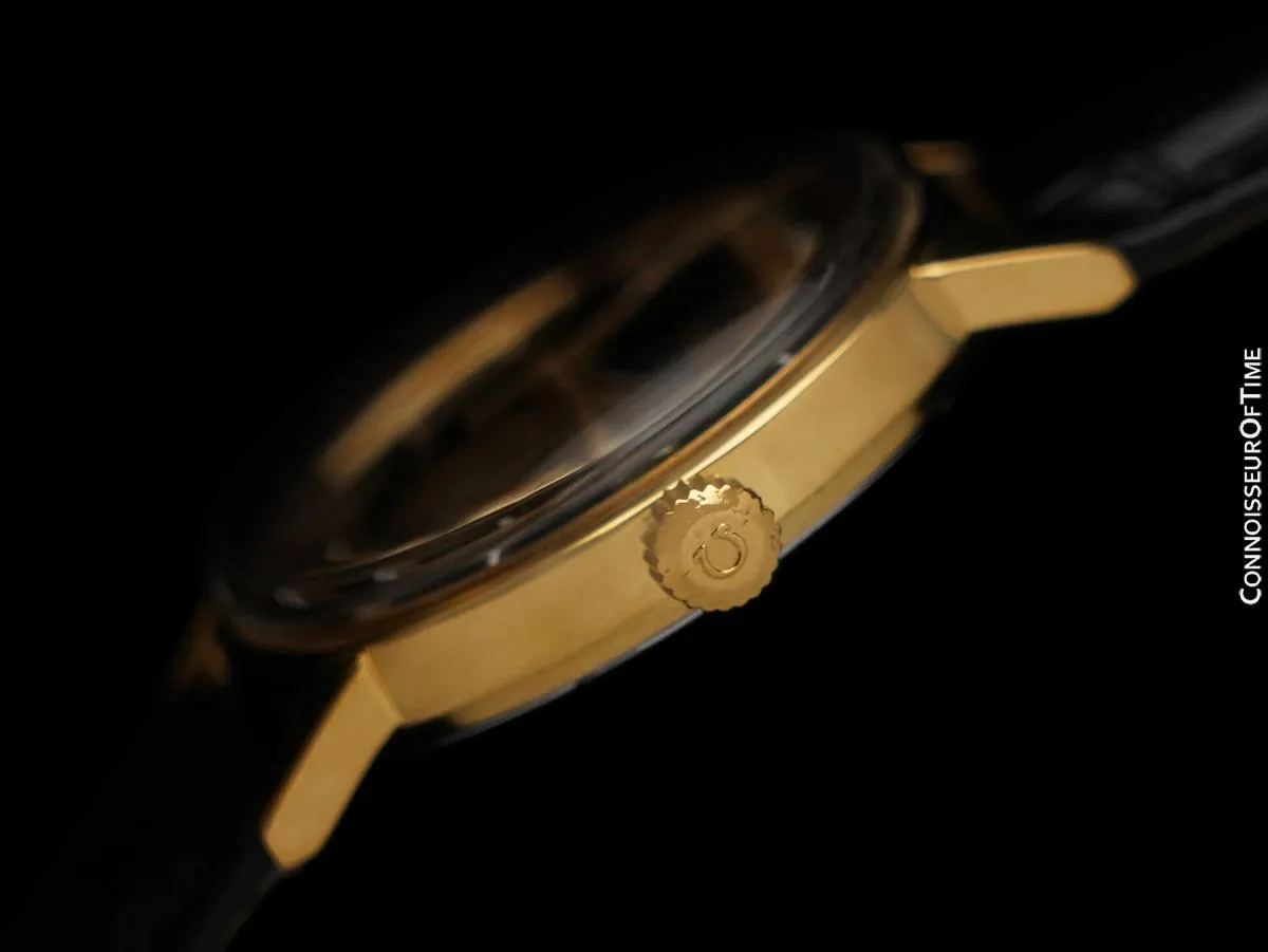 1964 Omega Seamaster 600 Vintage Mens Handwound Watch - 18K Gold Plated & Stainless Steel
