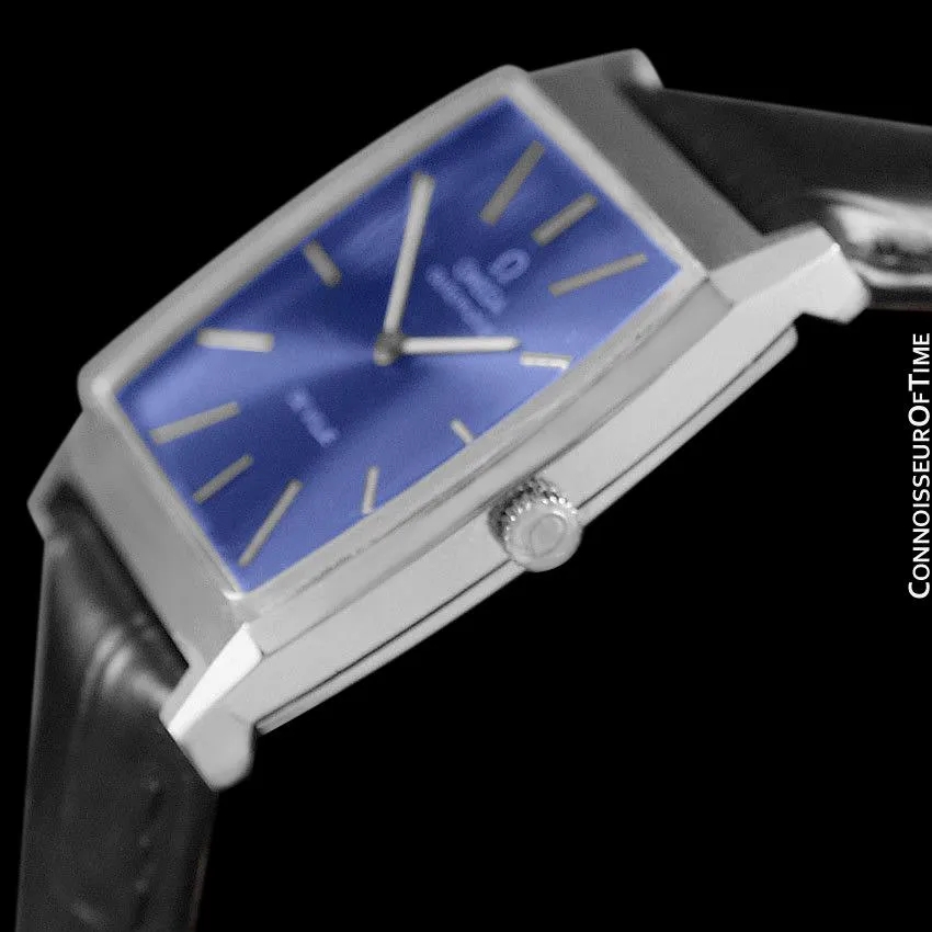 1969 Omega De Ville Mens Automatic Tonneau Dress Watch - Stainless Steel