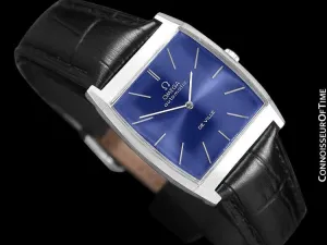 1969 Omega De Ville Mens Automatic Tonneau Dress Watch - Stainless Steel