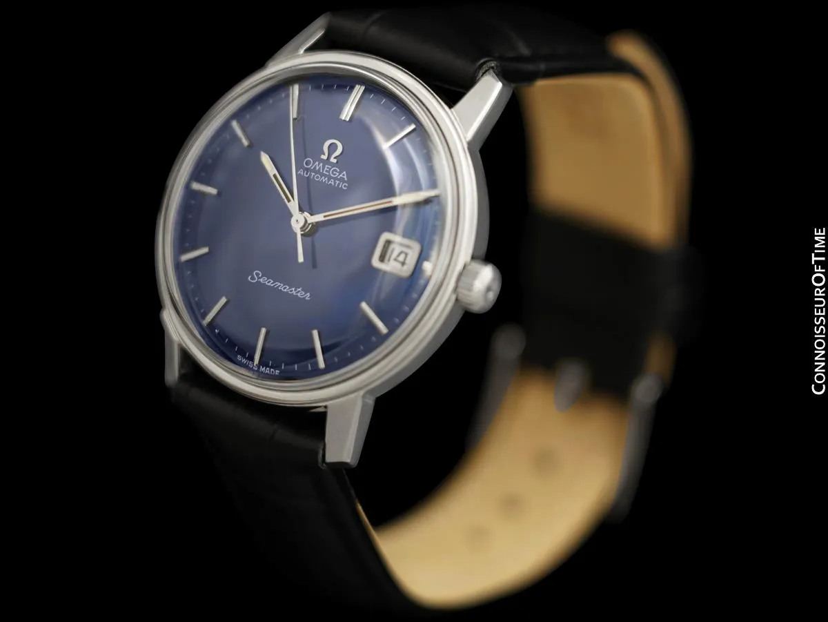 1969 Omega Seamaster Mens Vintage Cal. 565 Watch, Automatic, Date - Stainless Steel