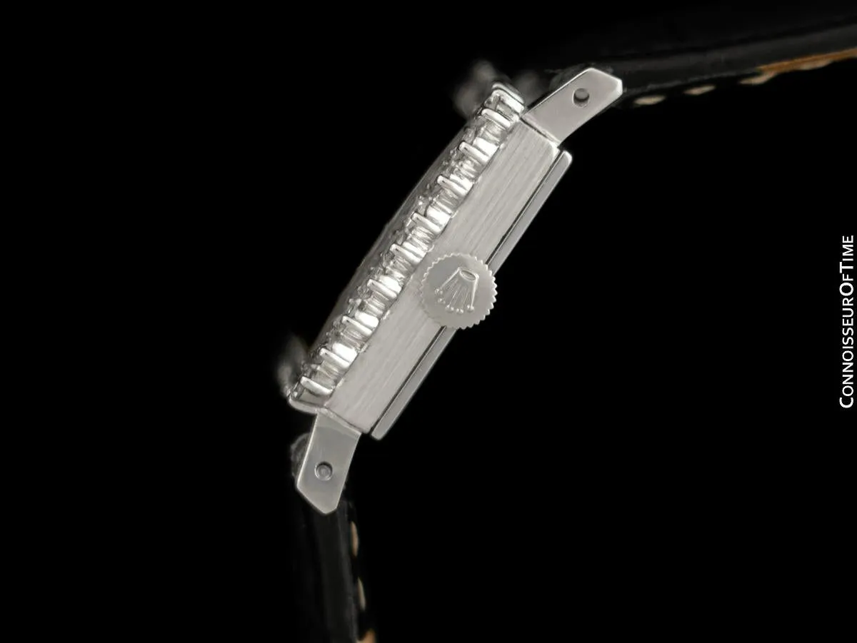 1969 Rolex Ladies Vintage Dress Bracelet Watch - Stainless Steel & Diamonds