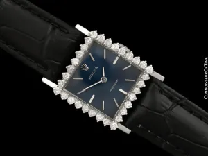 1969 Rolex Ladies Vintage Dress Bracelet Watch - Stainless Steel & Diamonds