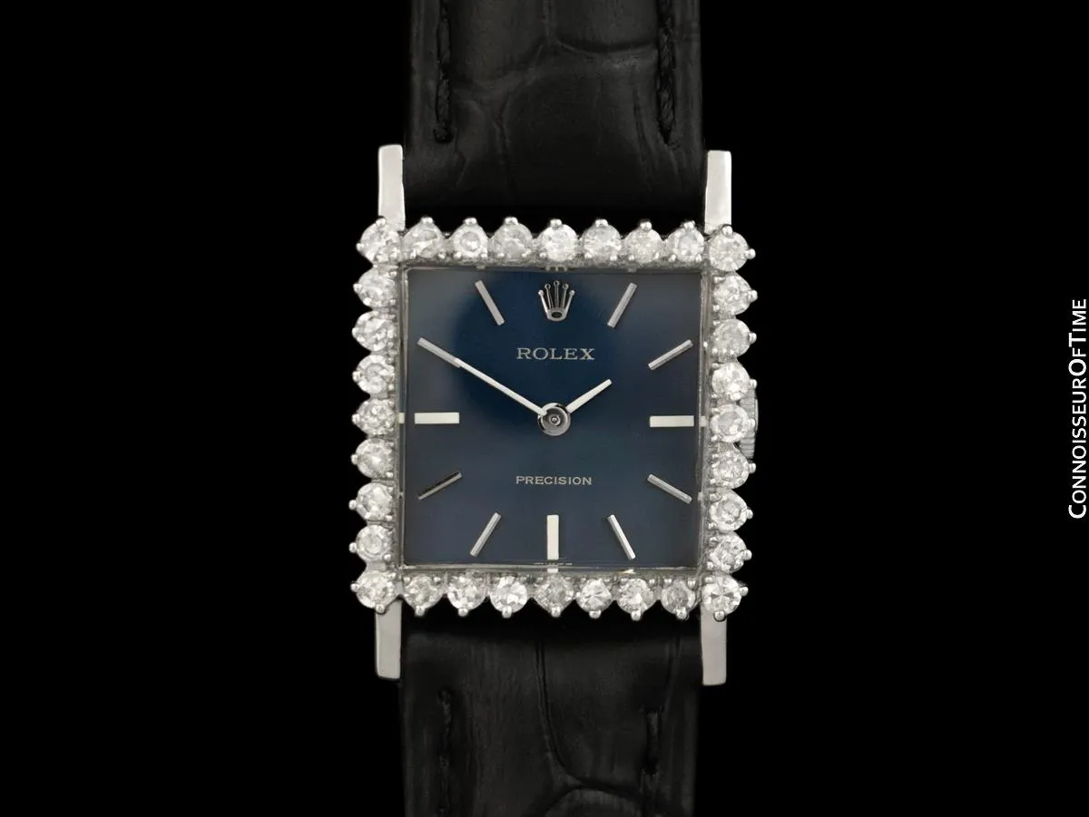 1969 Rolex Ladies Vintage Dress Bracelet Watch - Stainless Steel & Diamonds