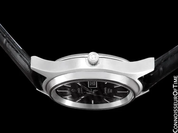 1970's Omega Seamaster Cosmic 2000 Vintage Mens Dive Watch, Automatic, Day Date - Stainless Steel