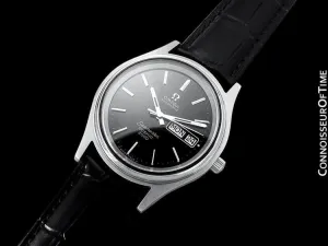 1970's Omega Seamaster Cosmic 2000 Vintage Mens Dive Watch, Automatic, Day Date - Stainless Steel