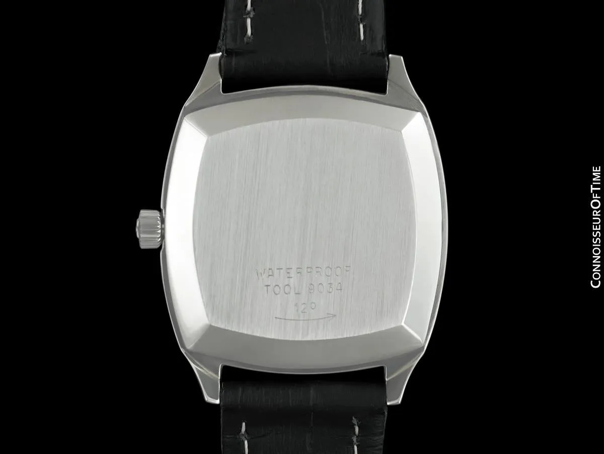 1971 Omega De Ville Vintage Mens Automatic Emerald Dial Watch - Stainless Steel