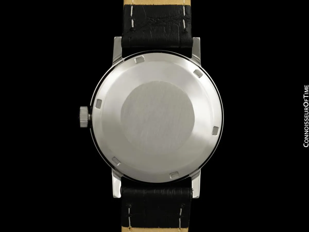 1972 Omega Geneve Vintage Mens Automatic Watch with Quick-Setting Date - Stainless Steel