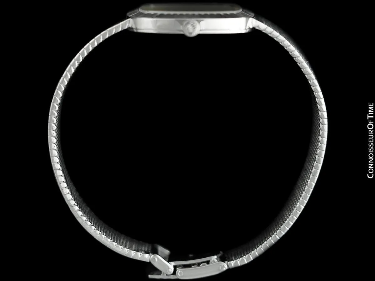 1974 Rolex Cellini Vintage Mens Handwound TV Watch, Ref. 4084 - 18K White Gold