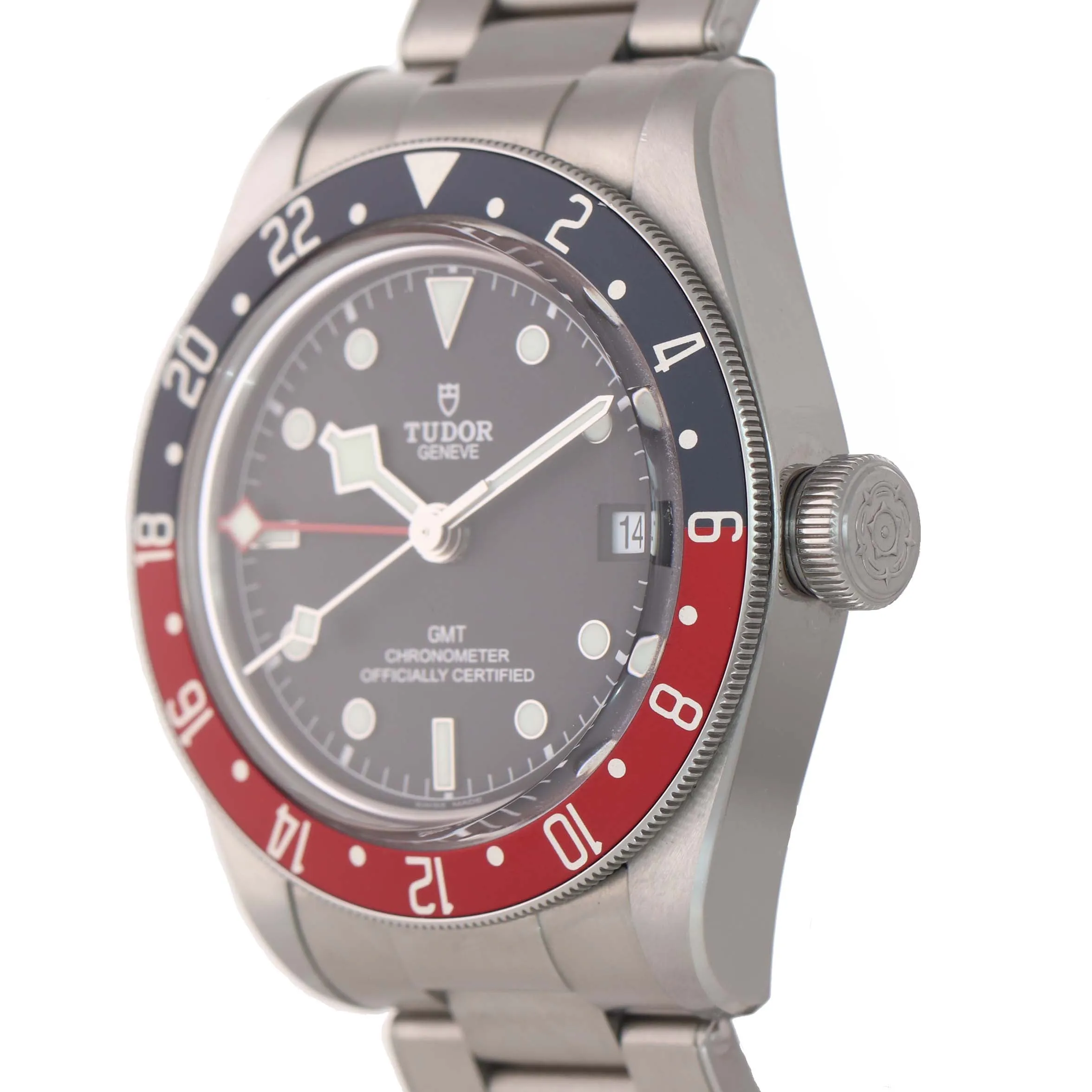 2019 UNWORN COMPLETE Tudor Black Bay GMT Pepsi 79830RB 41mm Steel Bracelet Watch