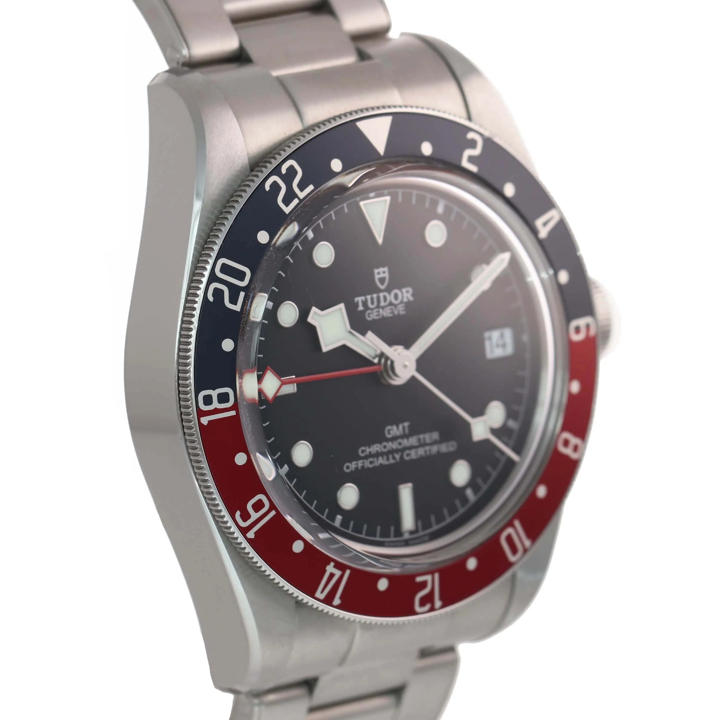2019 UNWORN COMPLETE Tudor Black Bay GMT Pepsi 79830RB 41mm Steel Bracelet Watch