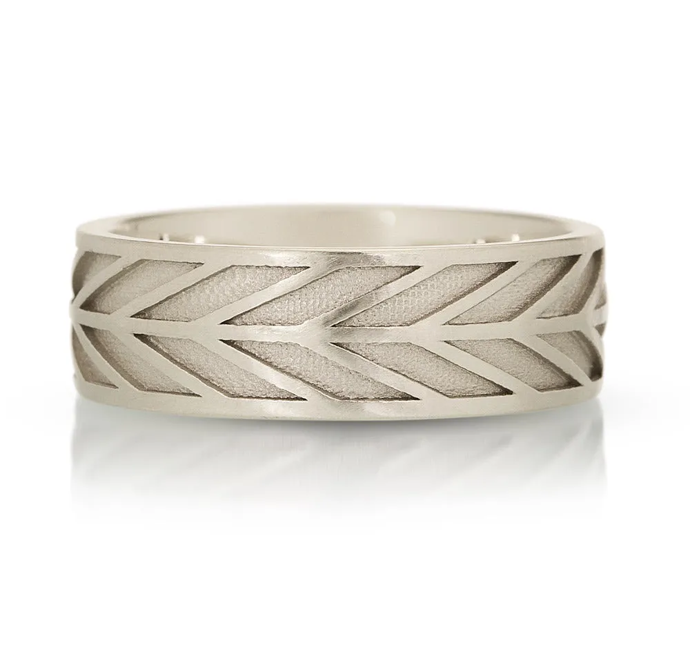 7mm Chevron Band
