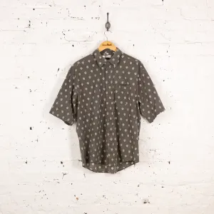 90's Pattern Shirt - Grey - L