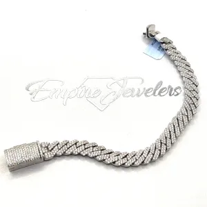 925 MOISSANITE CUBAN BRACELET