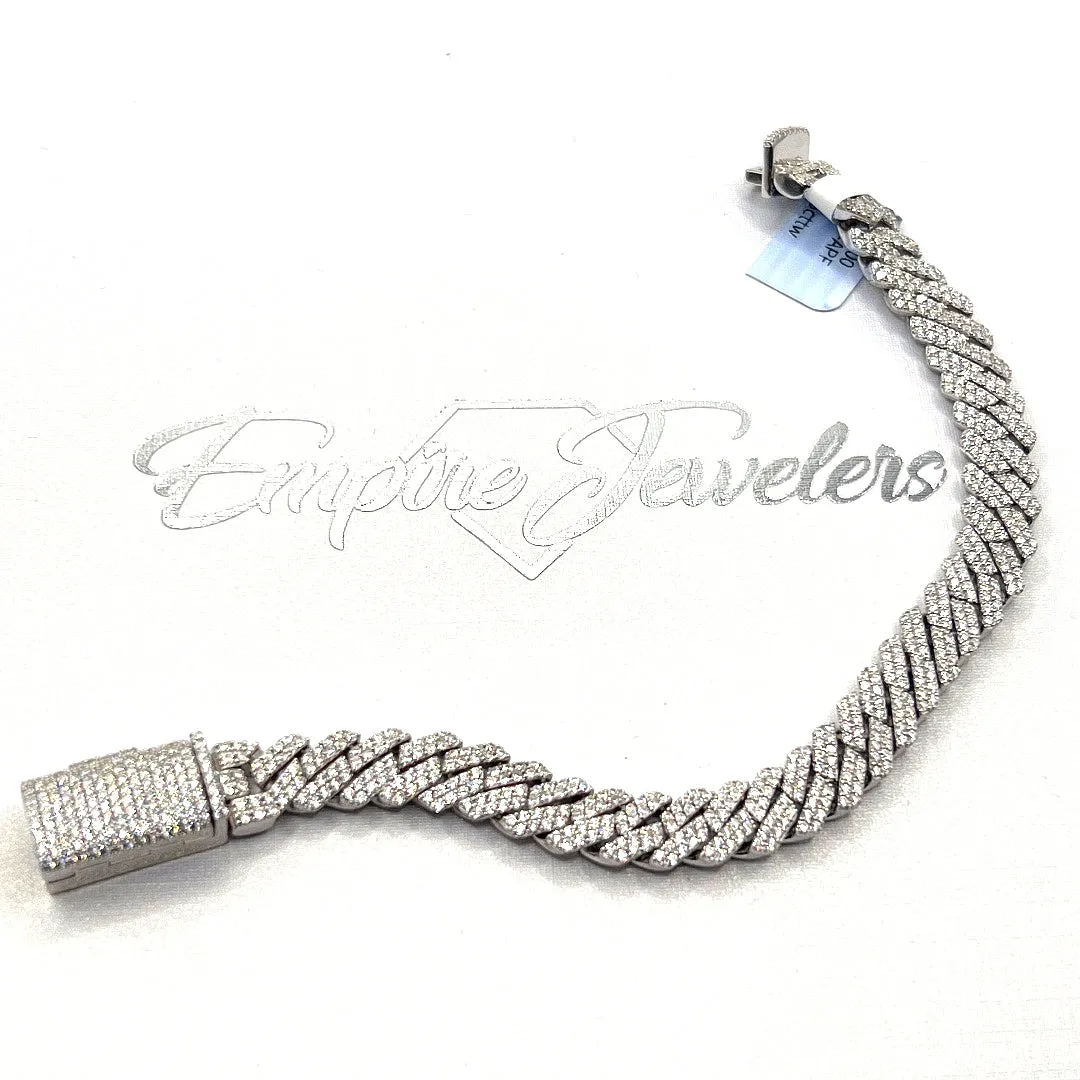 925 MOISSANITE CUBAN BRACELET