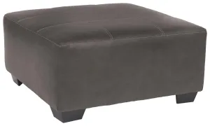 Aberton - Gray - Oversized Accent Ottoman