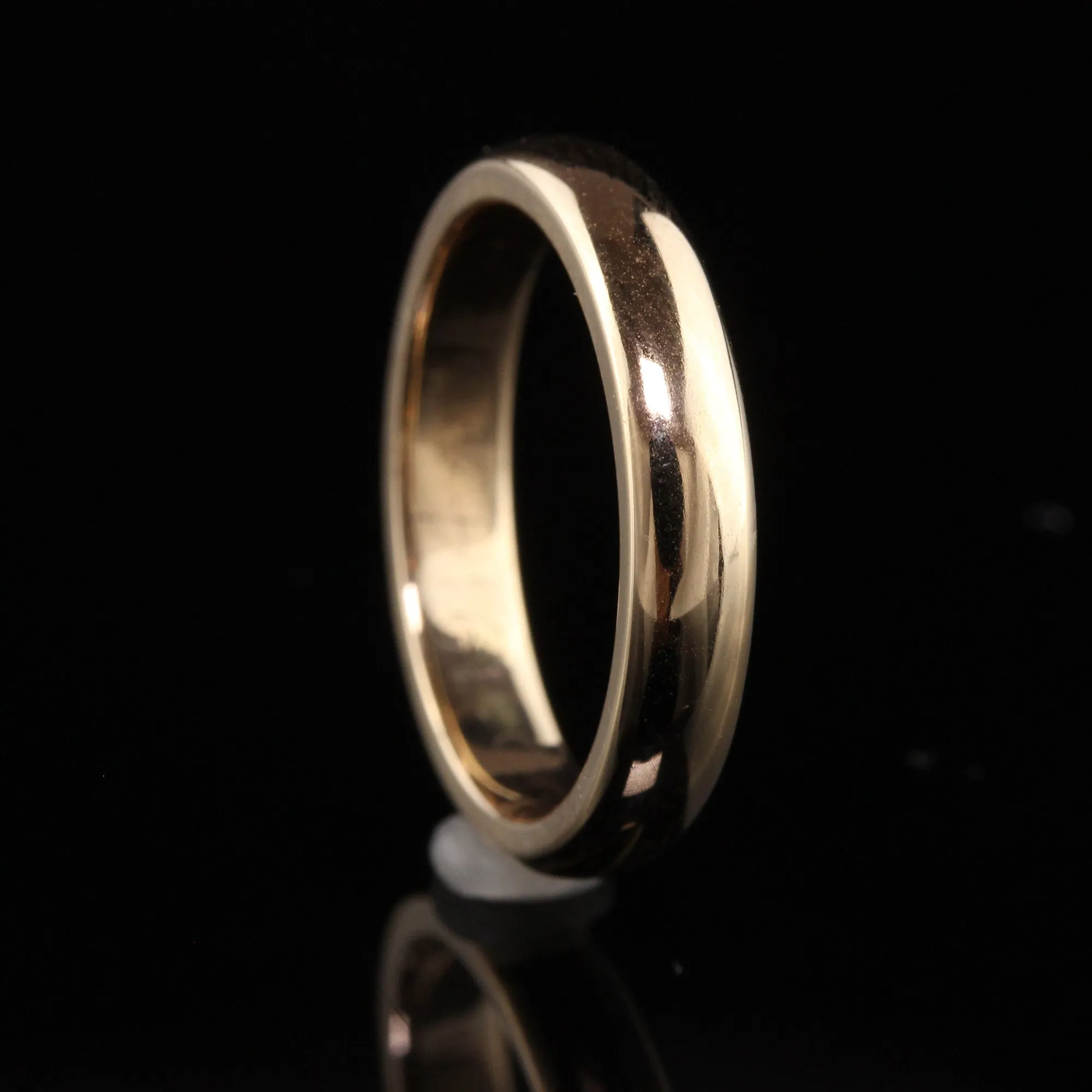 Antique Art Deco 18K Yellow Gold Classic Wedding Band - Size 5