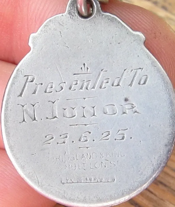 Antique Pocket Watch -  Sterling Silver - 1912