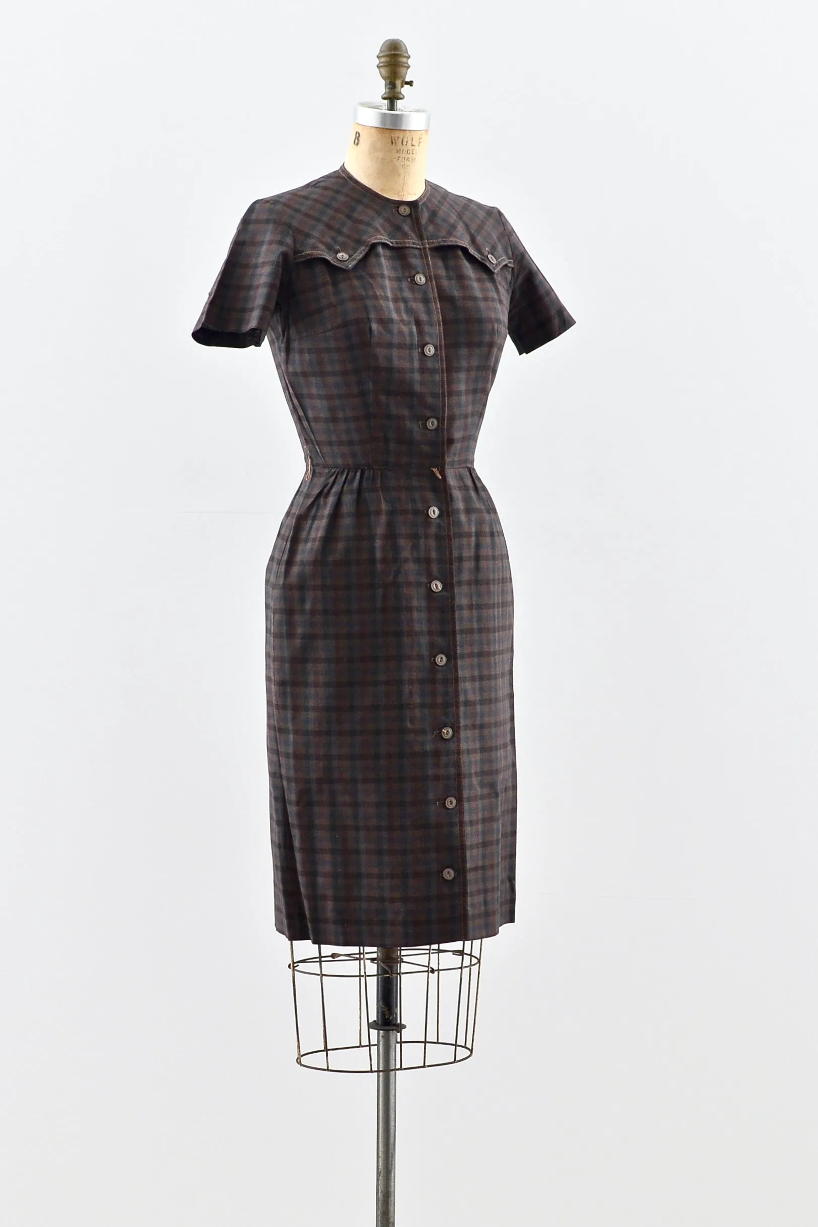 Autumnal Wiggle Dress / XS