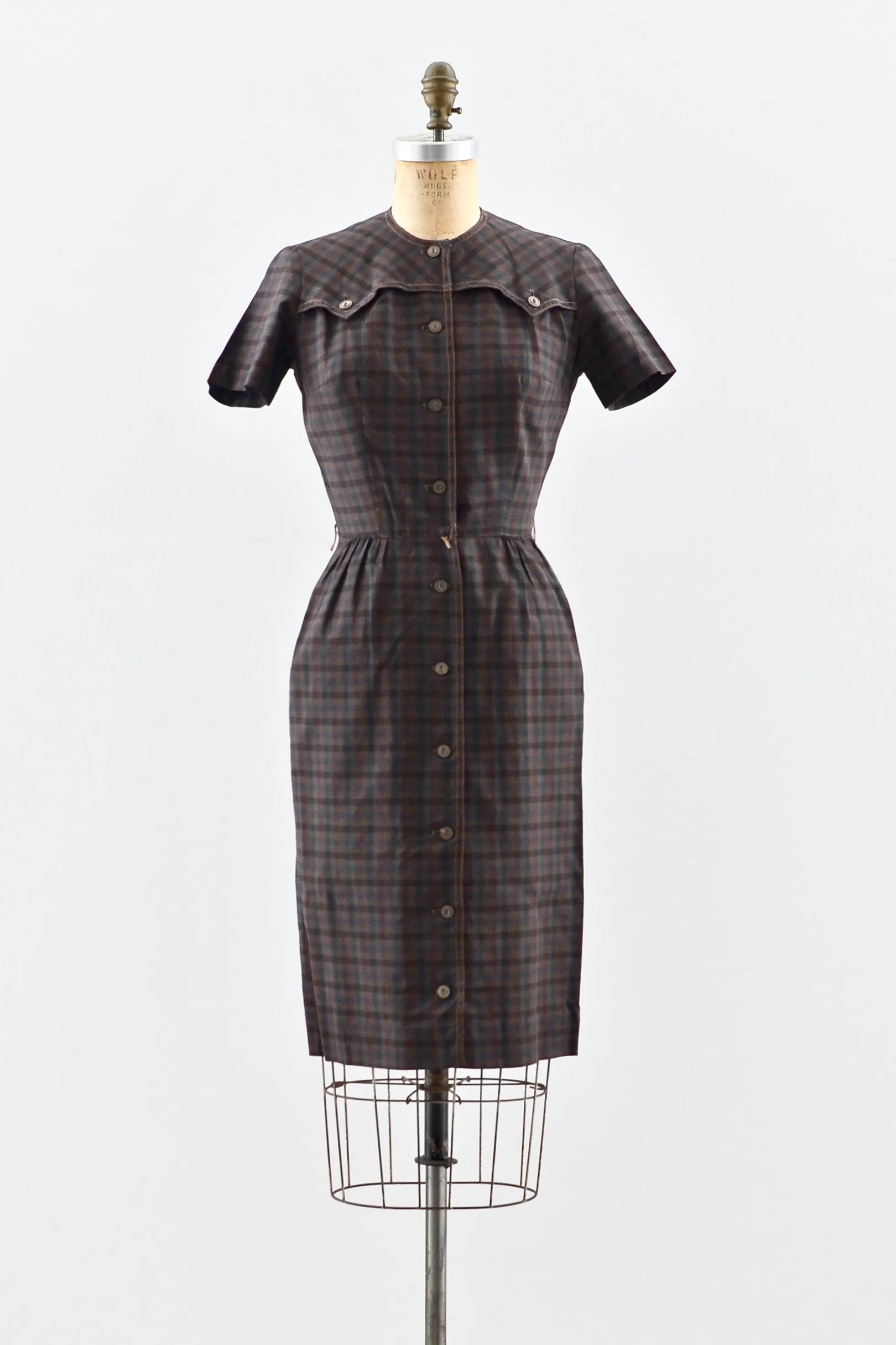 Autumnal Wiggle Dress / XS