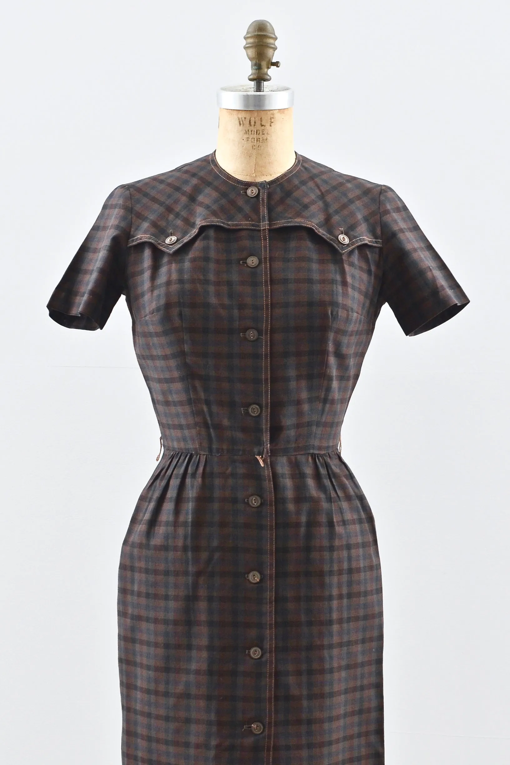 Autumnal Wiggle Dress / XS