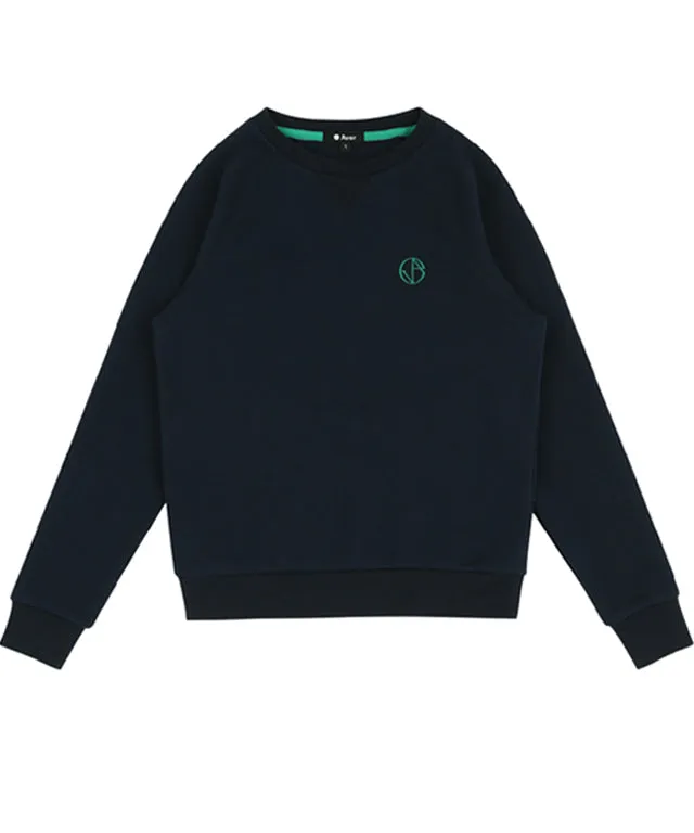 AVEN Small Logo Sweatshirt - Navy