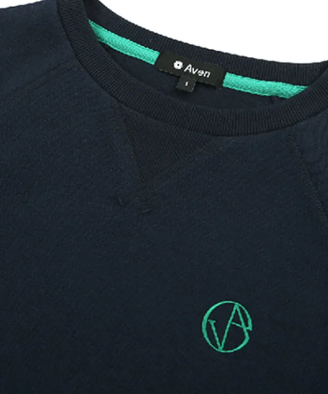 AVEN Small Logo Sweatshirt - Navy