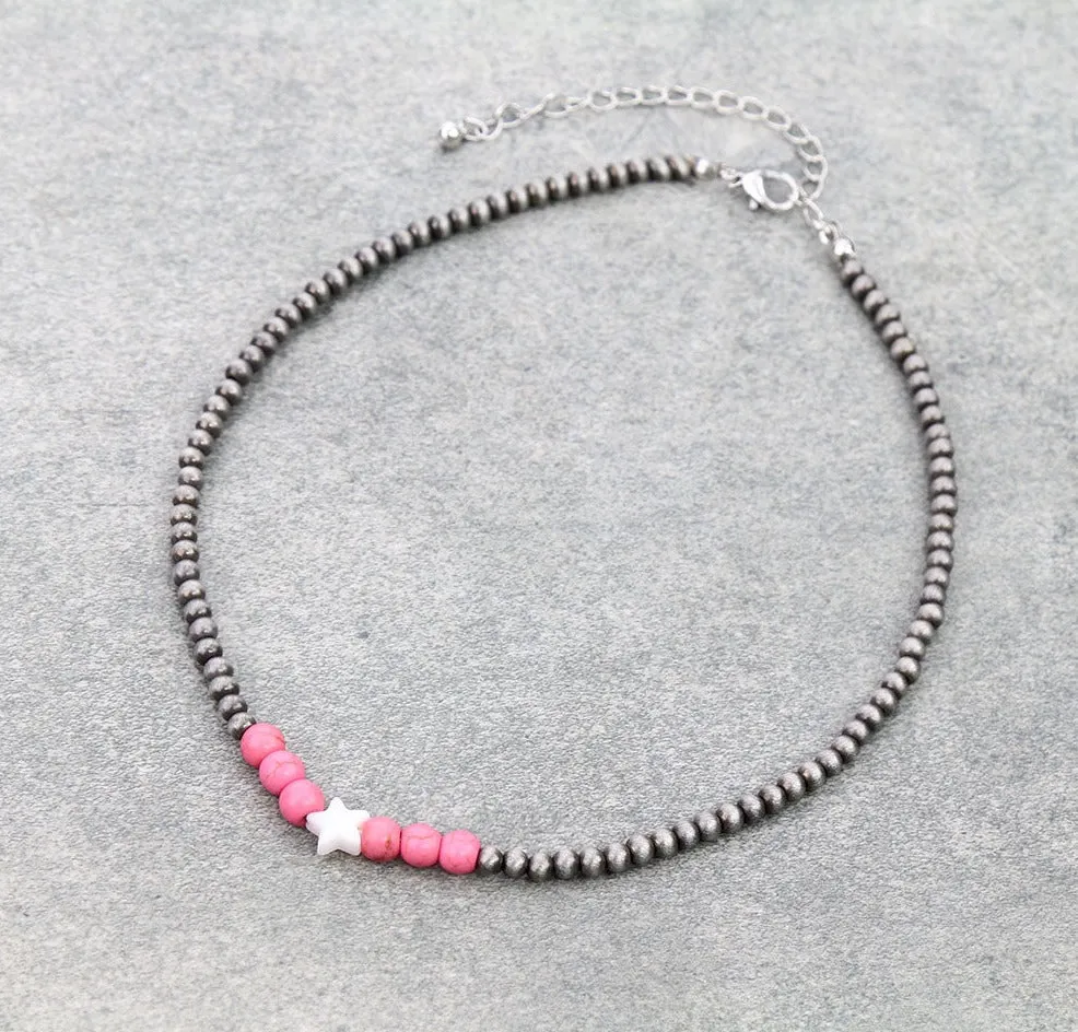 Bead & Star Navajo Choker