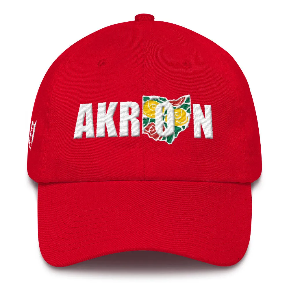 Beautiful Akron 2 Embroidered Dad Hat
