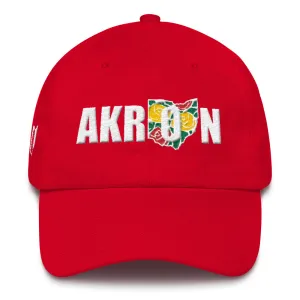 Beautiful Akron 2 Embroidered Dad Hat