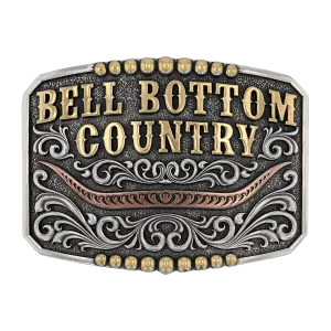 Bell Bottom Country Belt Buckle