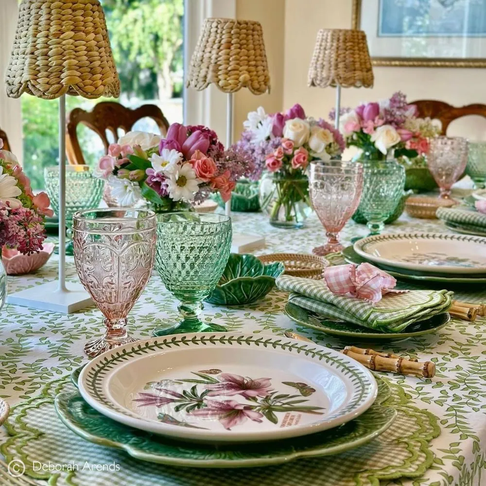Bettina Placemat - Light Green Gingham (Set of 4)