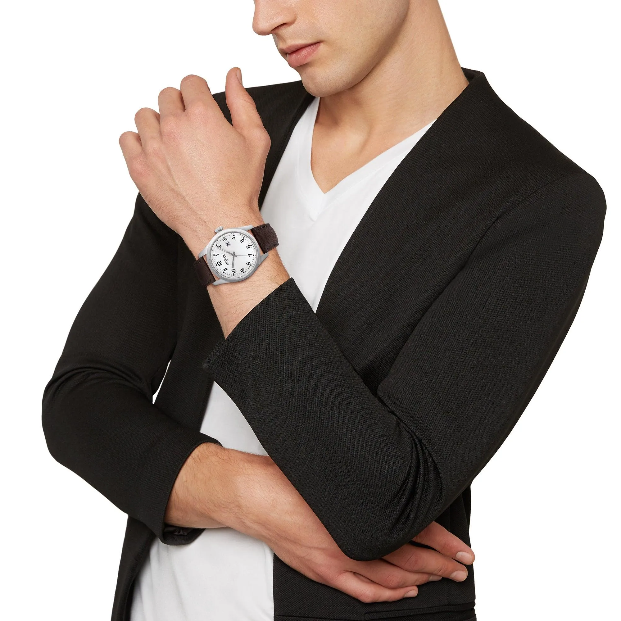 Breil Classic Elegence 42mm white Watch White Quartz steel EW0663