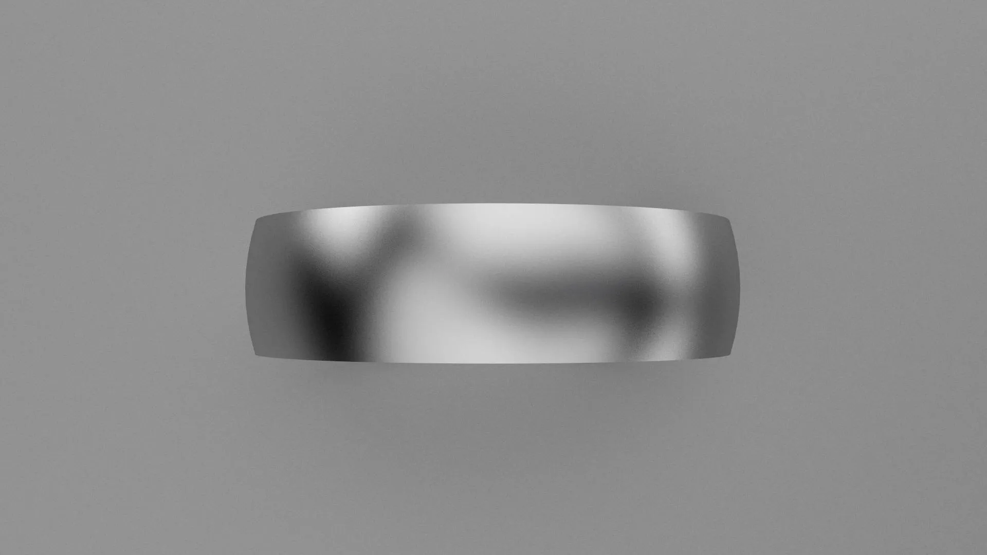 Brushed Sterling Silver 6mm Interior Message Wedding Band