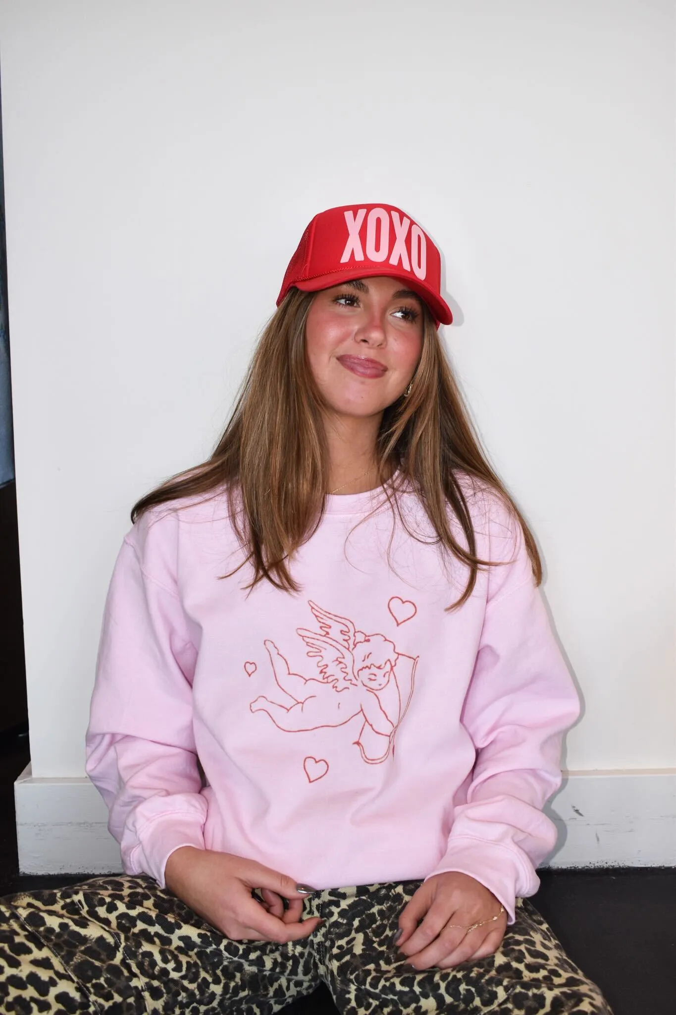Call Me Cupid Graphic Sweatshirt